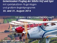 FlyerFlugtag  Bildquelle: Stadt Hof Verfasser: Martin Martina